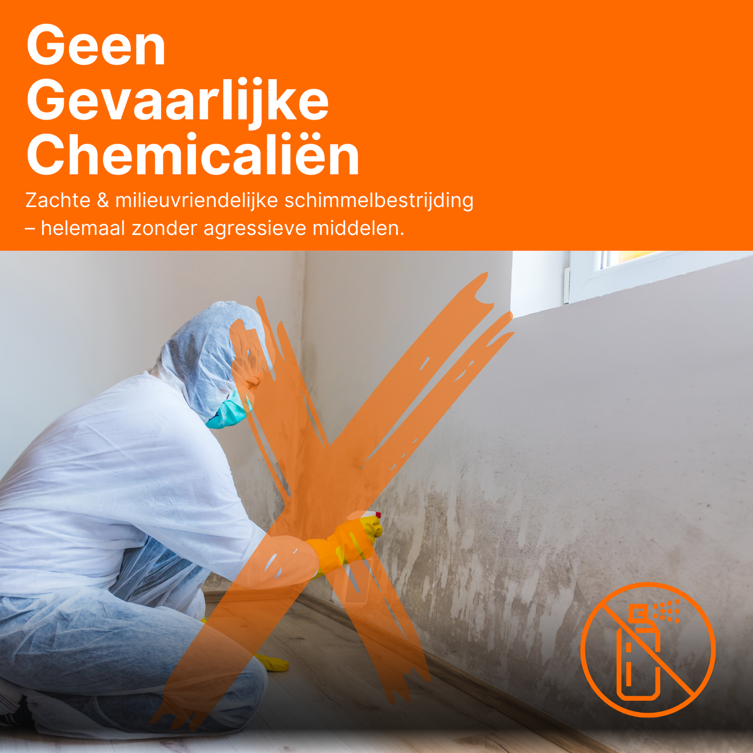 Schimmelverwijderaar krachtig middel tegen hardnekkige schimmel